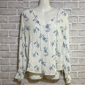 Lucky Brand Shirt Women's S/P Bohemian Cottagecore Prairiecore Farmcore Hippie